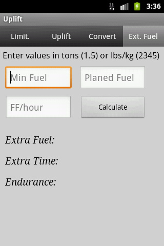Aviation Uplift/Fueling Screen 3