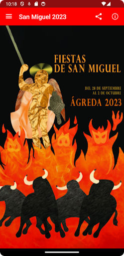 Android application Fiestas San Miguel Ágreda 2023 screenshort