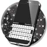 Keyboard Black and White Theme icon