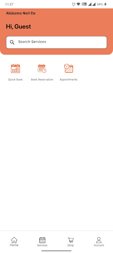 Android application Alabama Nail Co. screenshort