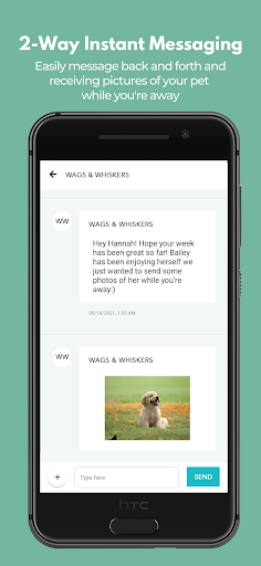 Screenshot of Wags and Whiskers Stay & Play