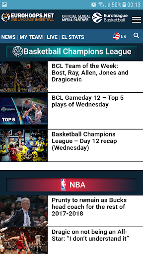 Eurohoops.net Screen 2