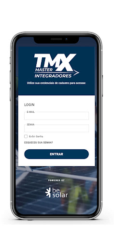 Android application TMX Master Integradores screenshort