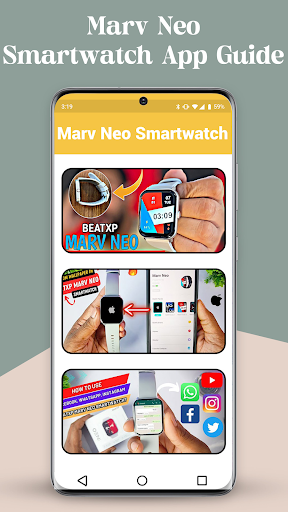Marv Neo Smartwatch App Guide Screen 2