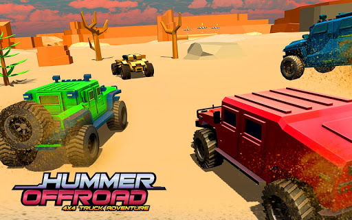 Offroad Hummer Stunt Tracks Racing Games 2019
