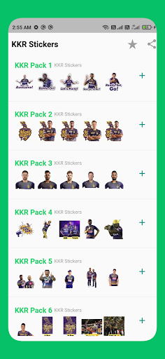 Kolkata Knight Riders KKR - IPL Stickers