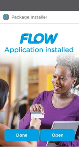 Android application Flow Topup Sales Merchant App screenshort