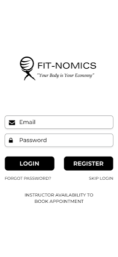 Android application FIT-NOMICS screenshort