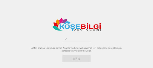Android application Köşebilgi Mobil Kütüphane screenshort