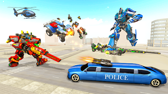 Police Tiger Robot Car Game 3d  Screenshots 13