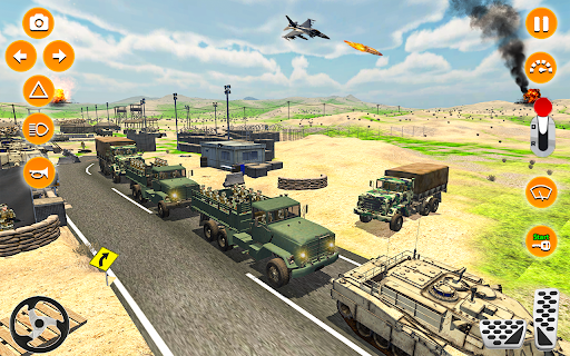 Army Truck Driving 3D Games Screen 2