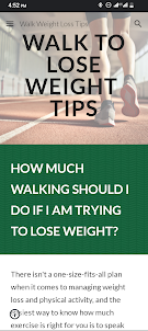 Walk Weight Loss Tips