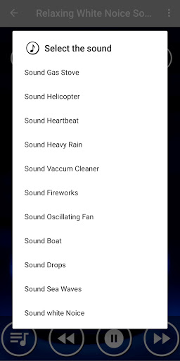 White Noise for Sleep Screen 2