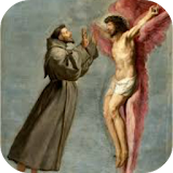 Jesús y San Francisco de Asis icon
