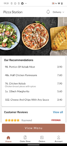 Pizza Station Screen 2