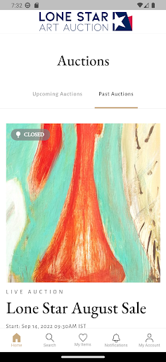 Lone Star Art Auction 2022 Screen 2