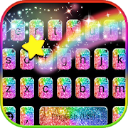 Rainbow Glisten Keyboard Theme