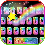 Rainbow Glisten Keyboard Theme Apk