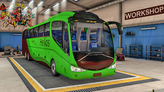 Jogo realista de ônibus para celular #onibus #eurotruck