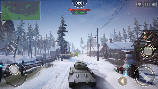 Furious Tank MOD APK: War of Worlds (Visible Enemies) 2