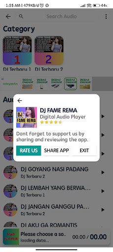 Android application Dj Fame Rema screenshort