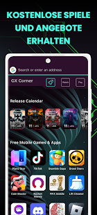 Opera GX: Gaming-Browser Screenshot