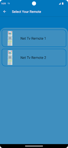 Remote for net tv Screen 2