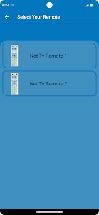 Remote for net tv