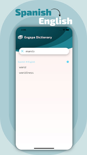Engspa English to Spanish Screen 3