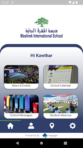 Mashrek International School Screen 3
