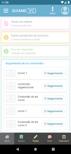 Android application Guiame360 screenshort