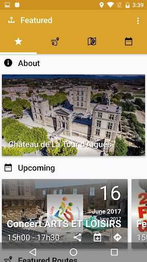 Android application Château de La Tour d’Aigues screenshort