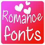 Cover Image of Download Romance Fonts for FlipFont  APK