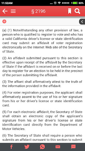 California Elections Code