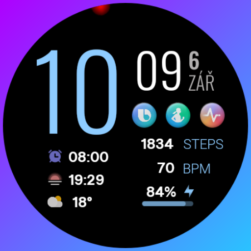 PW51 Digital Watch Face