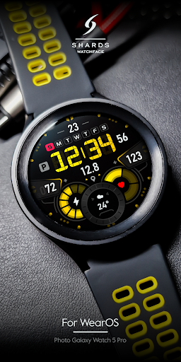 SH007 Watch Face, WearOS watch screenshot 4