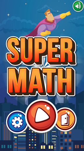Android application SuperMath - Math For Kids screenshort
