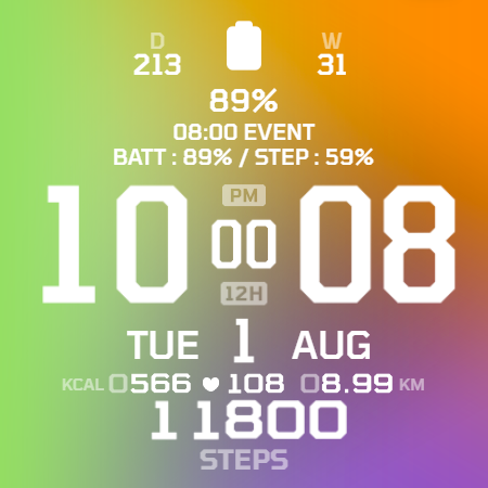 IWF I1 watchface screenshot 27