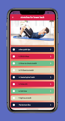 stretches for lower back