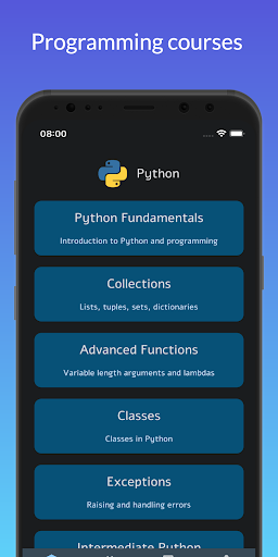 Android application Learn coding - Codesy screenshort