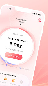 Screenshot 2 Calendario Menstrual: Periodo android