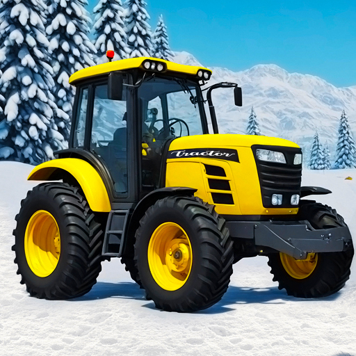 Snow Tractor Farming Simulator Logo