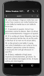 Italian Riveduta Bible (RIV) - Screenshot Image