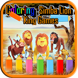 Coloring Simba Lion Game icon