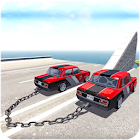 Chained Cars Against Ramp 3D Varies with device