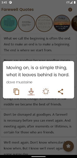 Farewell Quotes and Sayings Screen 3