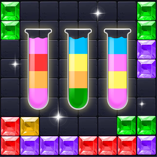 SortPuz 2: 水排序顏色澆注・方塊・解壓益智小遊戲