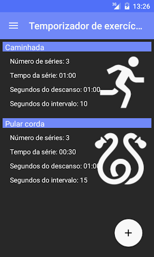 Visualização do aplicativo