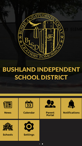 Android application Bushland ISD screenshort