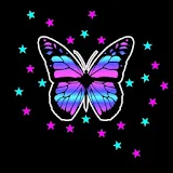 3D colorful butterfly 2 icon